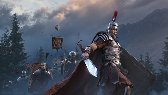 Видеоигра, Total War: Арена, Римский Центурион, Римский Легион, HD обои HD wallpaper