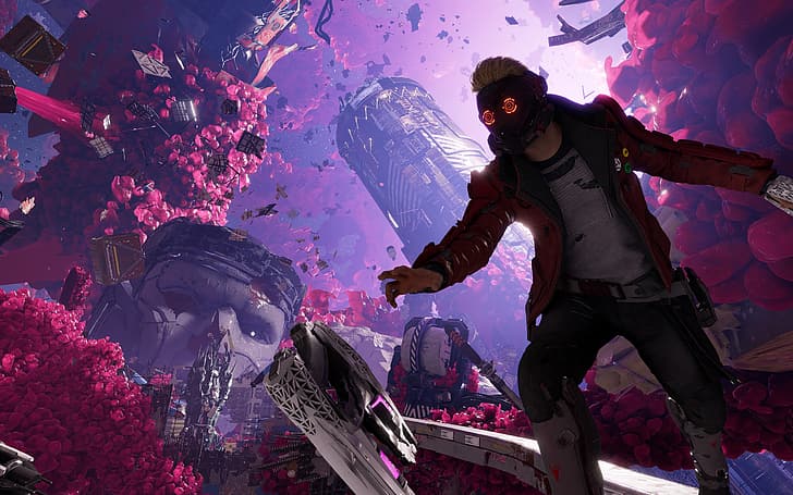 Guardians of the Galaxy (Game), screen shot, video games, Peter Quill, Star-Lord, HD wallpaper