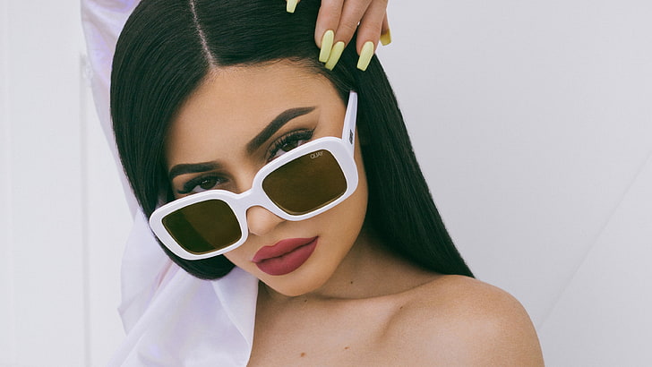 Sunglasses, 4K, Quay Australia, Kylie Jenner, HD wallpaper
