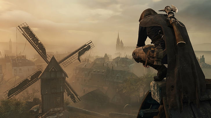 Assassin's Creed Windmill HD, video games, s, assassin, creed, windmill, HD wallpaper