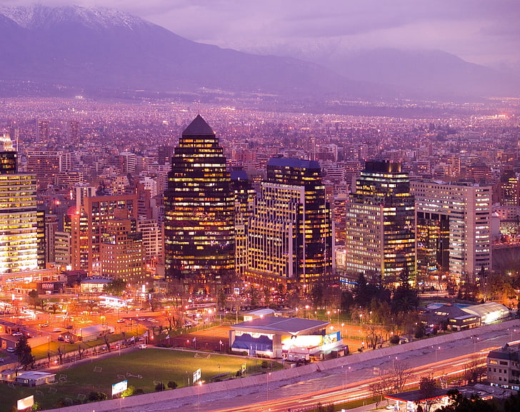 Santiago De Chile, city buildings, South America, Other, Chile, Santiago, HD wallpaper