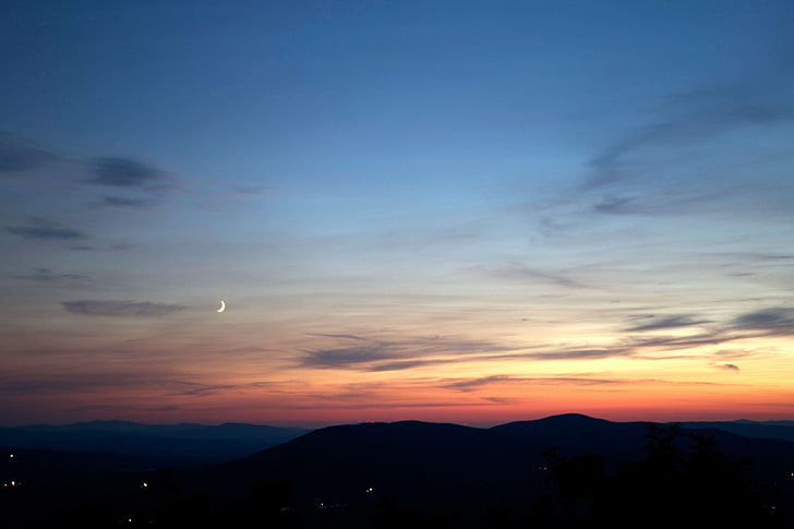 Abenddämmerung, Himmel, Sonnenuntergang, Dämmerung, HD-Hintergrundbild