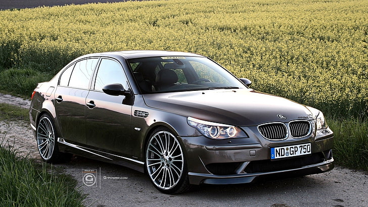 BMW M5, BMW, car, vehicle, BMW E60, HD wallpaper
