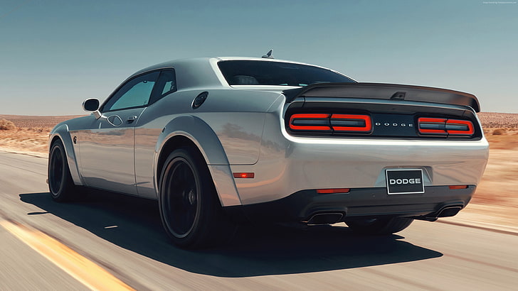 2019 Cars, 4K, Dodge Challenger SRT Hellcat, HD wallpaper
