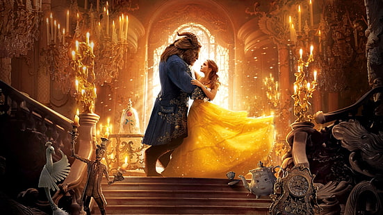 Beauty and the Beast digital wallpaper, Movie, Beauty And The Beast (2017), Emma Watson, HD wallpaper HD wallpaper