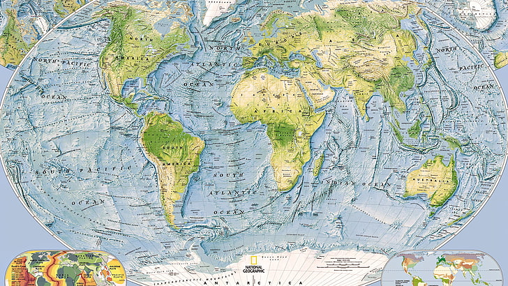 Ilustración del mapa mundial, el mundo, mapa mundial, hemisferio, Fondo de pantalla HD