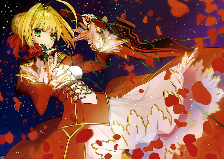 Cesarzowa Nero, Fate Extra, Fate Series, Sabre Extra, Tapety HD