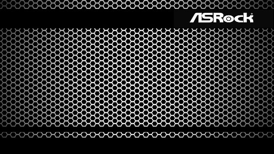 ASRock-Logo, Metall, Logo, Texturen, Asrock, HD-Hintergrundbild HD wallpaper