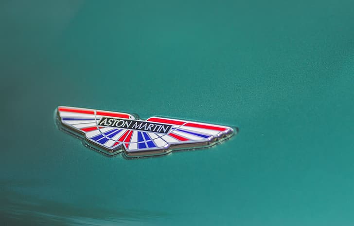 Aston Martin, logo, inglese, etichetta, 2019, DBS 59, Sfondo HD