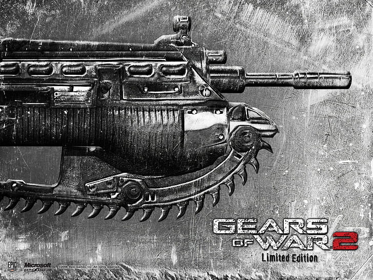 2 spel gears of war 2 Videospel Gears of War HD Art, spel, 2, lancer, gears of war, HD tapet