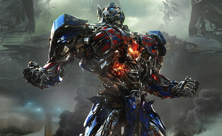 Transformers 4 Optimus Prime, sfondo digitale Transformer Optimus Prime, Film, Transformers, Film, robot, Azione, Film, optimus prime, fantascienza, 2014, età dell'estinzione, Sfondo HD