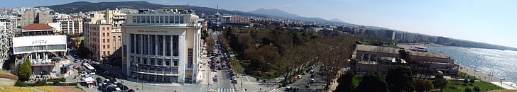 Grecia, Salónica, Torre Blanca, Fondo de pantalla HD