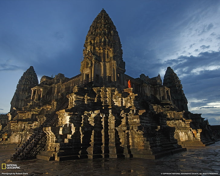 Национальный географический памятник Ангкор-Ват 1280x1024 Памятники архитектуры HD Art, Памятник, National Geographic, HD обои