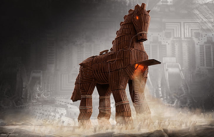 Trojan horse, history, HD wallpaper