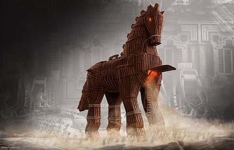 Trojan horse, history, HD wallpaper HD wallpaper