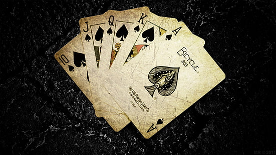 flash of spade, cards, aces, playing cards, HD wallpaper HD wallpaper