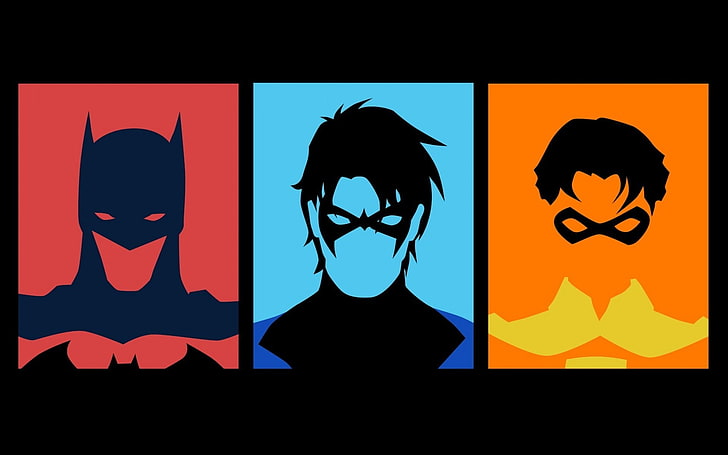 Batman, DC Comics, Nightwing, Robin (personaje), Fondo de pantalla HD |  Wallpaperbetter