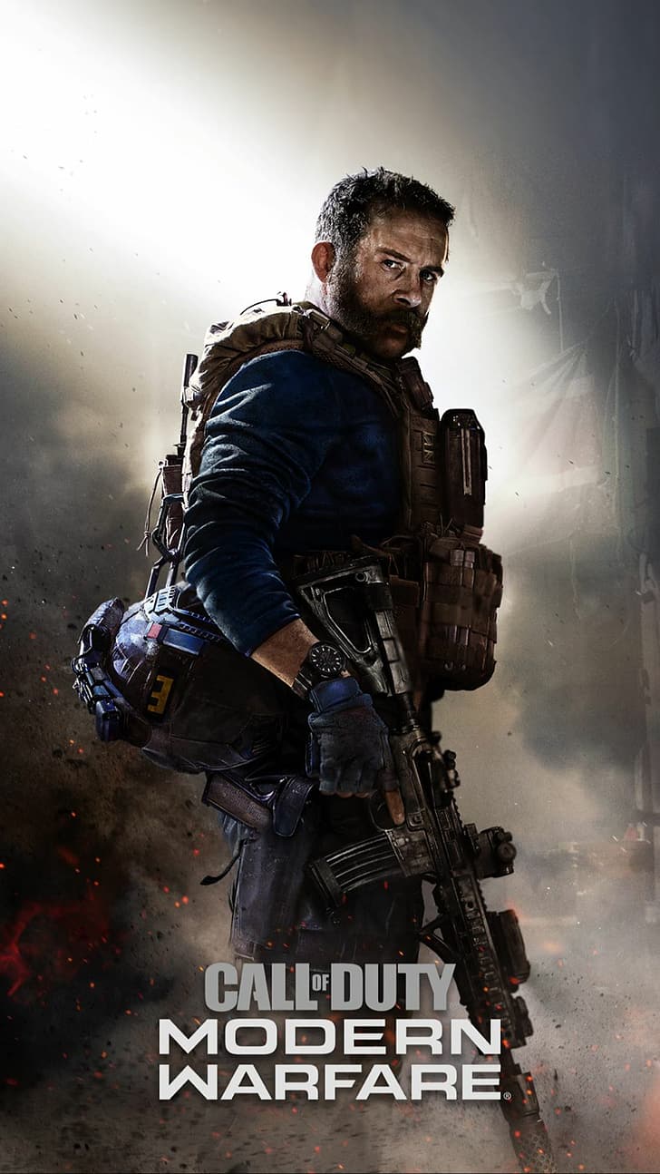 Call of Duty, Capitão Price, carabina m4, rifles, HD papel de parede, papel de parede de celular