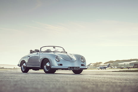 car, classic, retro, Speedster, Porsche 356, HD wallpaper HD wallpaper