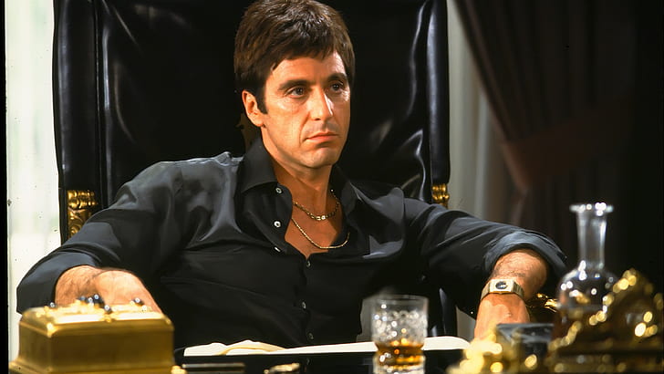 Tony Montana Narbengesicht, Al Pacino Narbengesicht, HD-Hintergrundbild