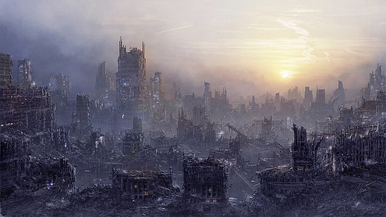 Science-Fiction, postapokalyptisch, apokalyptisch, HD-Hintergrundbild HD wallpaper