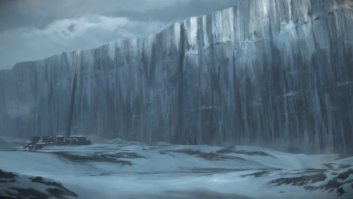muro grigio, ghiaccio, Il Trono di Spade, Il canto del ghiaccio e del fuoco, Il muro, Il castello nero, La guardia della notte, Sfondo HD