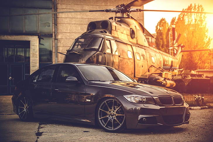BMW, Tuning, Helicopter, Drives, E90, Deep Concave, HD wallpaper