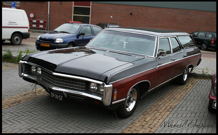 1967, chevrolet, impala, wagon, HD wallpaper