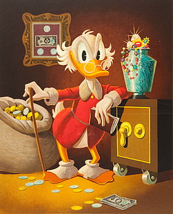 Disney Company ducks scrooge mcduck 2288x2824 Tiere Enten HD Art, Enten, Disney Company, HD-Hintergrundbild HD wallpaper