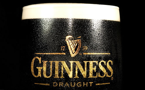Guinness, birra, bevande, alcolici, Sfondo HD HD wallpaper
