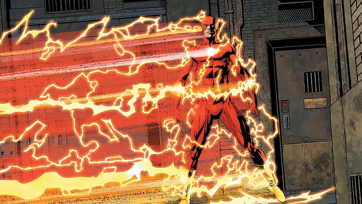 Flash, süper kahraman, DC Comics, HD masaüstü duvar kağıdı