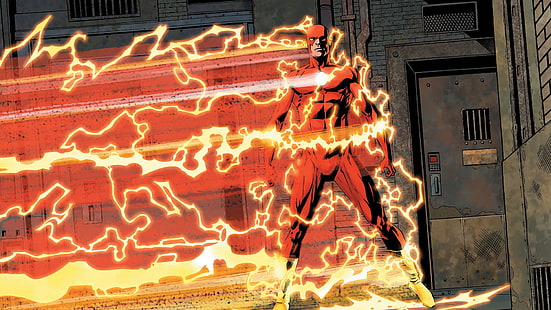 Flash, super-herói, DC Comics, HD papel de parede HD wallpaper