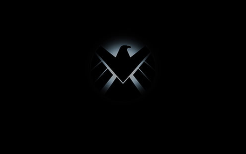 Avengers Black Minimal Logo HD, tecknad / komisk, svart, logo, minimal, avengers, HD tapet HD wallpaper