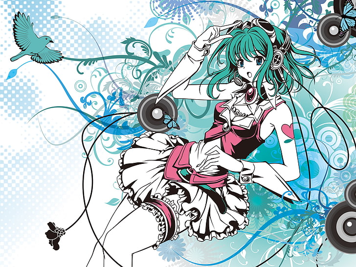 Megpoid Gumi, Vocaloid, HD wallpaper