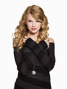 Taylor Swift, Sängerin, Frauen, blond, weißer Hintergrund, HD-Hintergrundbild HD wallpaper
