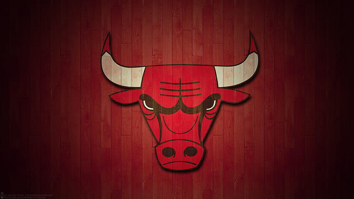 Basket, Chicago Bulls, logotyp, NBA, HD tapet
