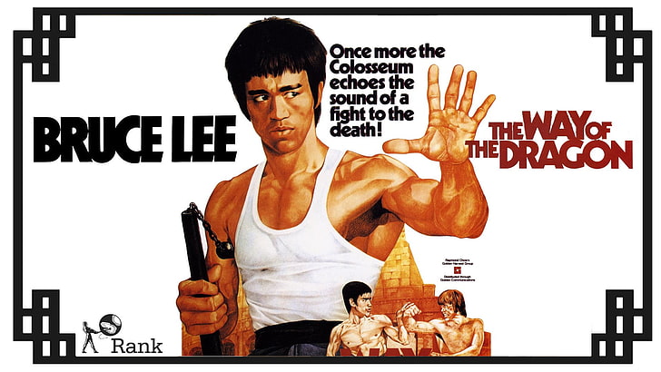 Film, La voie du dragon, Bruce Lee, Arts martiaux, Fond d'écran HD