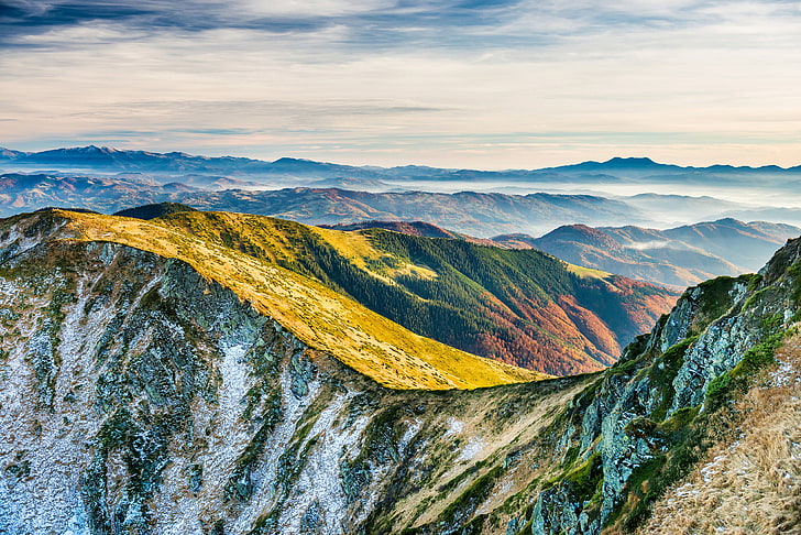 4K, Europe, Carpathian Mountains, HD wallpaper