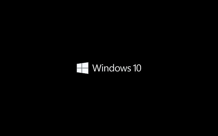 windows 10 microsoft windows operating systems minimalism logo, HD wallpaper
