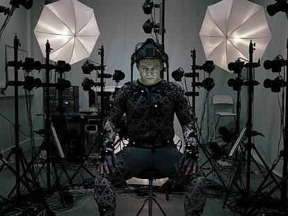 Attori, Andy Serkis, attore, macchina fotografica, inglese, Sfondo HD HD wallpaper