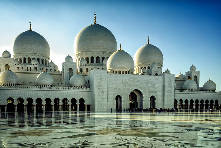 architettura, Dubai, moschea, architettura asiatica, Sfondo HD
