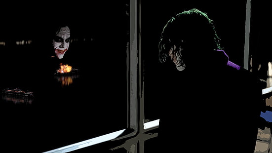 Heath Ledger, Filme, Batman, Anime, Joker, The Dark Knight, MessenjahMatt, HD-Hintergrundbild HD wallpaper