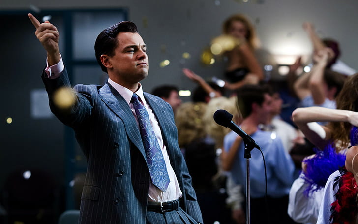 Le loup de Wall Street, Leonardo DiCaprio, Fond d'écran HD