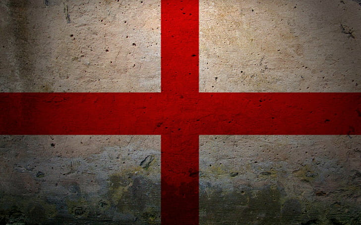 England Flagge, Rot, England, Weiß, Kreuz, Flagge, HD-Hintergrundbild