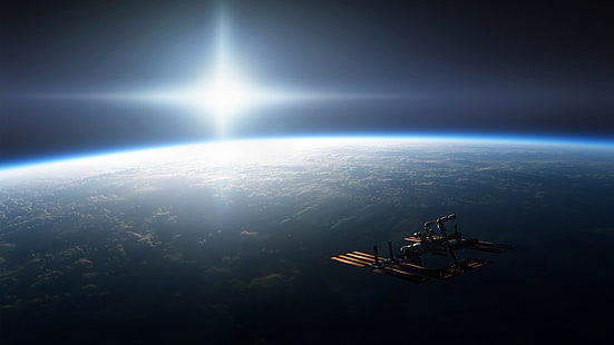 Estación Espacial Internacional, ISS, Fondo de pantalla HD HD wallpaper