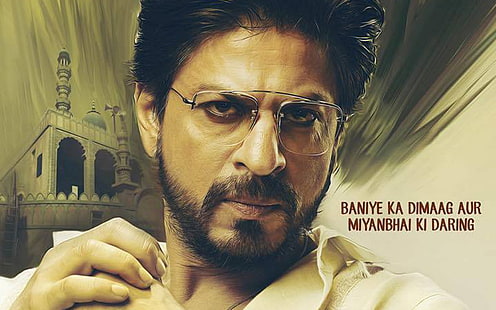 Raees 2016, weißes Top mit Kragen für Herren, Filme, Bollywood-Filme, Bollywood, Shah Rukh Khan, HD-Hintergrundbild HD wallpaper