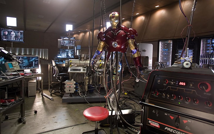 Iron-Man-Rüstung, Iron Man, Tony Stark, HD-Hintergrundbild