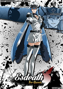 Esdeath Jee Queen tapety, Esdeath, Akame ga Kill!, Tapety HD HD wallpaper