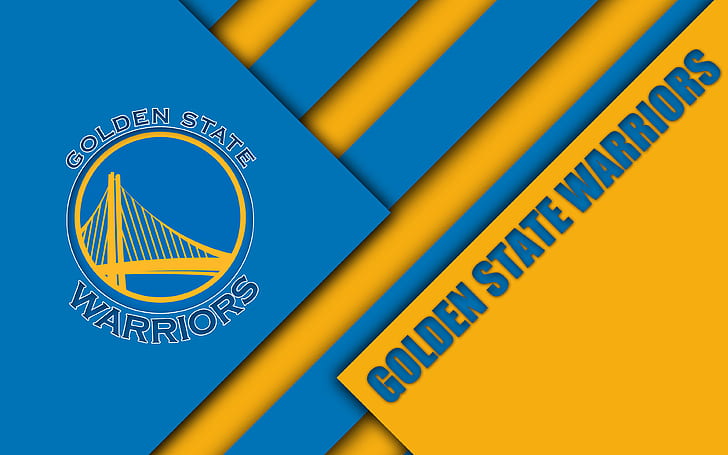 Basket, Golden State Warriors, logotyp, NBA, HD tapet