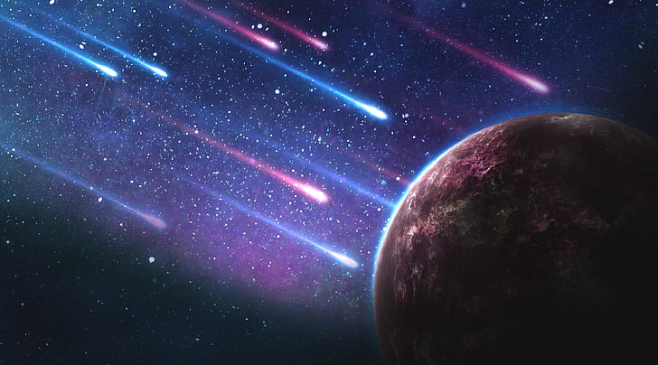 meteoryty 4k niesamowite zdjęcie, Tapety HD